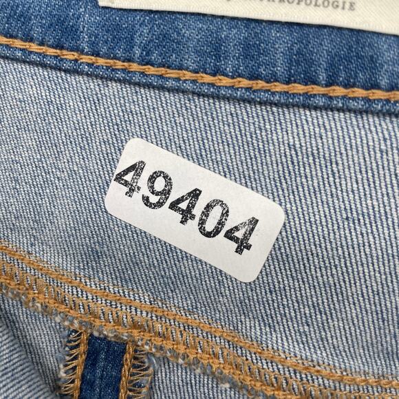 PILCRO Jeans 29 ANTHROPOLOGIE High Waist Tapered Ankle Light Wash Denim Blue - Picture 16 of 16